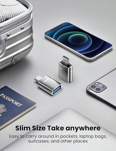 10 عبوات من محول USB C إلى USB، محول USBC ذكر إلى USBA 3.0 أنثى متوافق مع iPhone 17 Pro Max MacBook Pro Air 2024 iMac iPad mini، وأجهزة أخرى من النوع C أو Thunderbolt 4/3 in Kuwait
