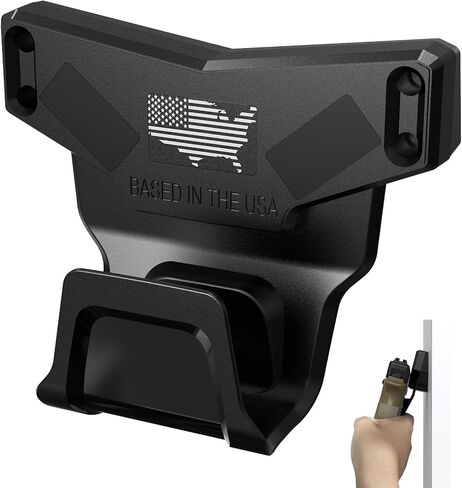 Magnetic Gun Mount for Car & Truck - Gun Holder for Pistol, Shotgun & Revolver, Up to 15 LBS with Trigger Guard Protection, Conceal in Desks, Safes & Walls in Saudi Arabia