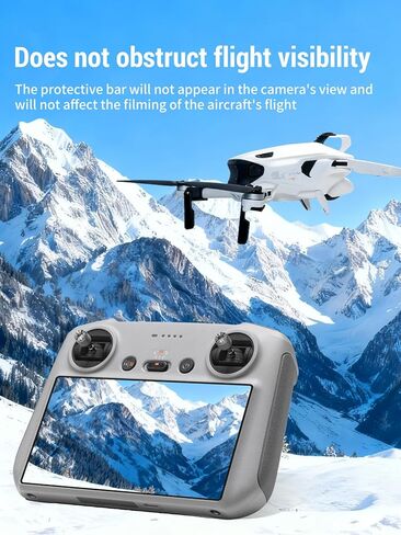 2-Pack Drone Landing Gear for Insta360 Antigravity A1, Lightweight Extension Legs Anti-Scratch Protector Bracket, Shockproof Plastic for Antigravity A1 Accessories (Black) in Saudi Arabia