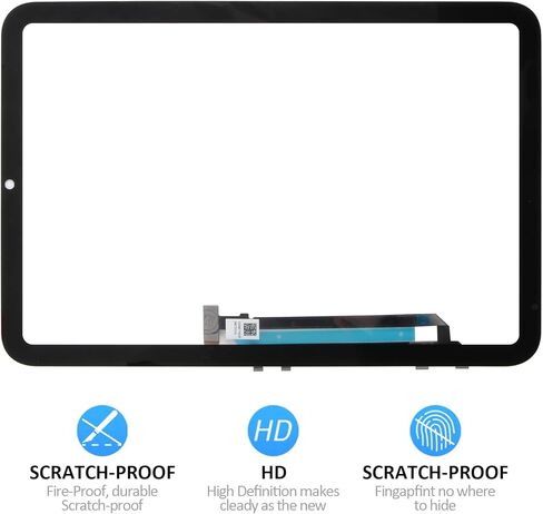 A-MIND Touch Screen Digitizer Replacement for iPad mini 6 8.3" 2021 A2567 A2568 A2569 Glass Touch Panel (LCD Not Included) with LCD Adhesive Strips Tempered Glass Protector Repair Tools in Saudi Arabia