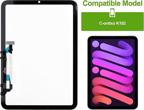 NEW SwarKing New Touch Screen Digitizer Replacement for iPad mini 6 Gen 2021 A2568 A2569 with Free Repair Tools Kit.(No LCD Display) in Saudi Arabia