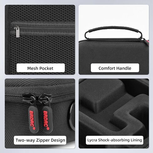 BRDRC Carrying Case for Insta360 GO Ultra, Portable Nylon Travel Storage Bag, Hard Protective Case with Shoulder Strap for Insta360 GO Ultra Camera Accessories in Saudi Arabia