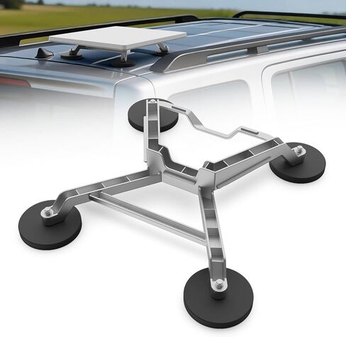 Magnetic Mount for Starlink Mini, with 264lbs Heavy Duty Magnet Bases, Durable & Portable All-Aluminum Alloy Connectivity for Car, RV, Boat, Truck & Off-Road Camping (No Drill Required) in Saudi Arabia