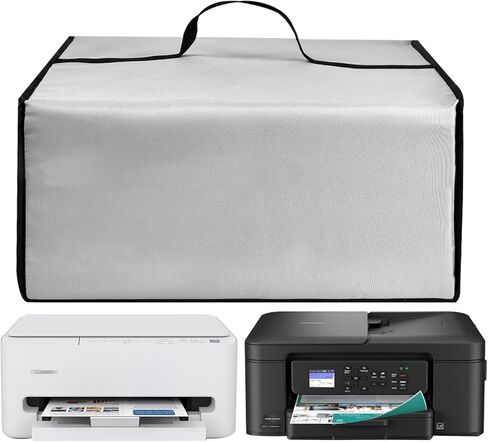 غطاء غبار الطابعة لطابعة Canon PIXMA TS4320 /PIXMA TS6520 النافثة للحبر، حافظة أغطية نايلون واقية عالمية مضادة للكهرباء الساكنة لطابعة Brother Smart 1360 النافثة للحبر الكل في واحد (أسود) in Kuwait
