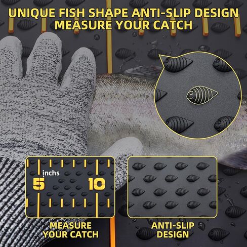 7 Pcs Fish Fillet Knife Set Fishing Cleaning Kit with 7" Stainless Steel Fillet Knife Non-slip Silicone Fish Mat Digital Scale Sharpener Scaler Cut Resistant Gloves Carrying Bag in Saudi Arabia