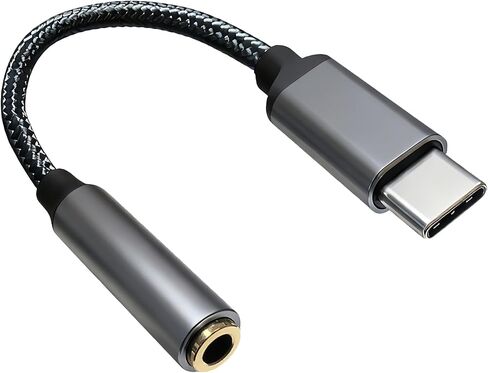 محول مقبس سماعة الرأس USB-C إلى 3.5 مم، محول أنثى من النوع C إلى Aux Audio in Kuwait