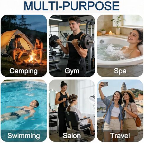 Disposable Bath Towels for Travel Thicken Soft Quick Dry 55.1"x27.5" Extra Large Camping Travel Towels for Hotels Saunas Salons Business Gyms Cleaning (5) in Saudi Arabia