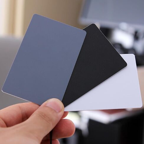 Essential 18Degree Digital Gray Card for Photographers Seekings Reliability Color Accuracy in Lighting Scenario White Balance Card in Saudi Arabia
