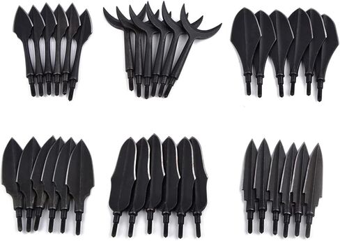 رؤوس أسهم للصيد التقليدية من Broadheads 200/300 من الحبوب المعدنية الصلبة برغي في السهم نصائح لهدف الرماية والصيد والرماية 3/6 حزمة in Kuwait