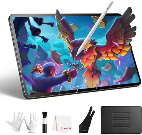 تابلت رسم مستقل Frunsi-T12 مع شاشة، شاشة LCD مقاس 12 بوصة، لا حاجة إلى كمبيوتر، قلم ستايلس، المزيد من المكافآت، برامج تعليمية لتطبيقات الرسم مثبتة مسبقًا، أفضل هدية للمبتدئين، الفنان الرقمي، المصمم in Kuwait