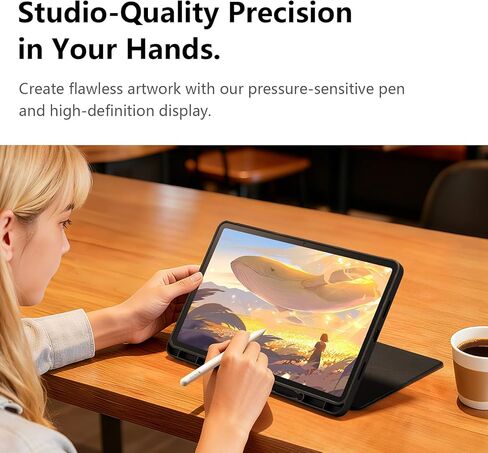 تابلت رسم مستقل Frunsi-T12 مع شاشة، شاشة LCD مقاس 12 بوصة، لا حاجة إلى كمبيوتر، قلم ستايلس، المزيد من المكافآت، برامج تعليمية لتطبيقات الرسم مثبتة مسبقًا، أفضل هدية للمبتدئين، الفنان الرقمي، المصمم in Kuwait