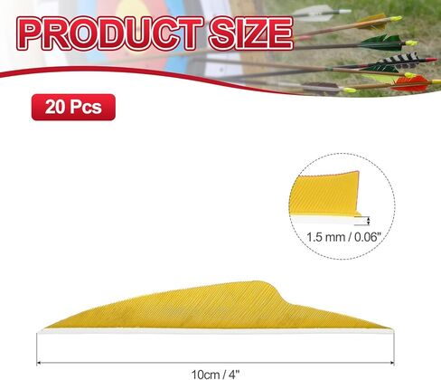PATIKIL Arrow Vanes Turkey Feather Fletching Shield Cut Archery Fletch Right Wing for Hunting Target Shooting in Saudi Arabia