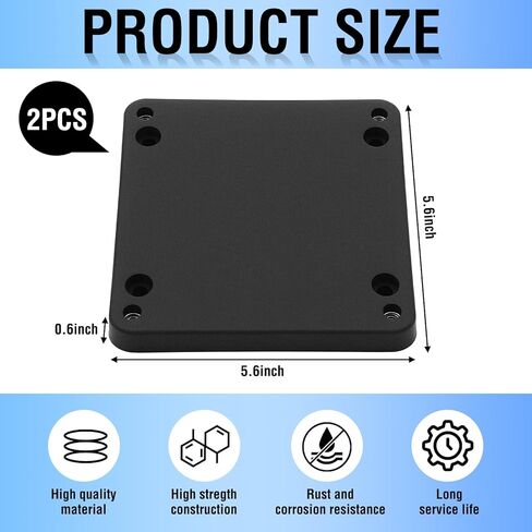 Seenelling 2 Pcs #1036 Mounting Plate Heavy Duty Universal Mounting Bracket Downrigger Mount Systems for #1026 Swivel Mount in Saudi Arabia