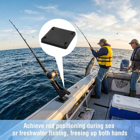 Seenelling 2 Pcs #1036 Mounting Plate Heavy Duty Universal Mounting Bracket Downrigger Mount Systems for #1026 Swivel Mount in Saudi Arabia
