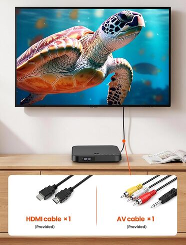 DESOBRY DVD Players for TV - Portable Mini DVD Player with 1080P HDMI Upscaling, DVD CD Player for Home that Plays All Regions and Formats, Support AV Output, USB/TF Card Input, Built-in PAL/NTSC in Saudi Arabia
