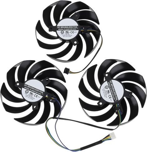 SING F LTD 4-Pin GPU Cooler Fan Set PLD09210S12HH 90MM Compatible with MSI 3060 3070 3080 in Saudi Arabia