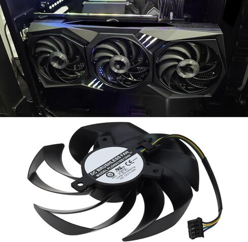 SING F LTD 4-Pin GPU Cooler Fan Set PLD09210S12HH 90MM Compatible with MSI 3060 3070 3080 in Saudi Arabia