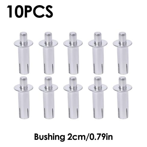 10pcs Hammer Drive Expansion Rivet Aluminum Alloy Nail Head Piercing Knock Type Small Tapping Screw Fastener,6.4x30mm in Saudi Arabia