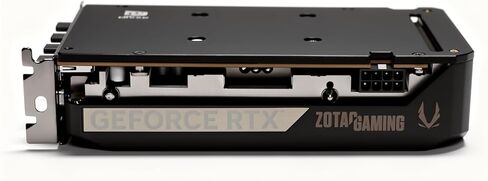 لوحة خلفية GPU لبطاقات الرسومات ZOTAC RTX 5060/5050 Solo 8 جيجابايت - دعم مضاد للترهل من الألومنيوم باستخدام الحاسب الآلي، ملاءمة دقيقة، حماية PCB، تصميم فتحة تبريد، تركيب سهل بنفسك in Kuwait