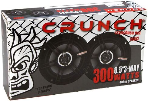 Crunch 300 Watts 6.5-Inch CS Speakers + 400 Watts 6x9 Inches Coaxial CS Speakers in Saudi Arabia