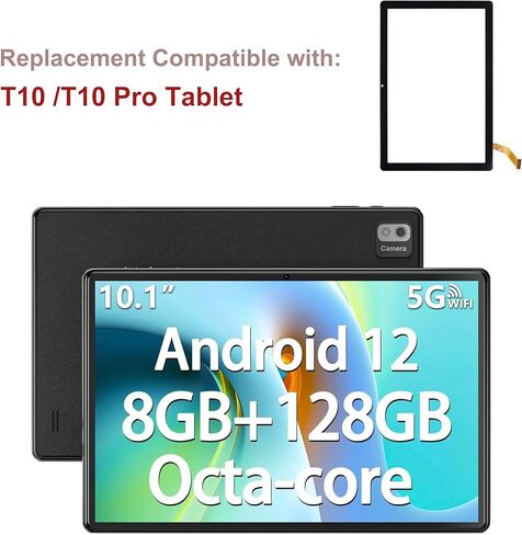 New 10.1'' Touch Screen Digitizer Replacement for SGIN T10 & T10 Pro Tablet with OCA Adhesive Repair Tools Kit-No LCD Screen in Saudi Arabia