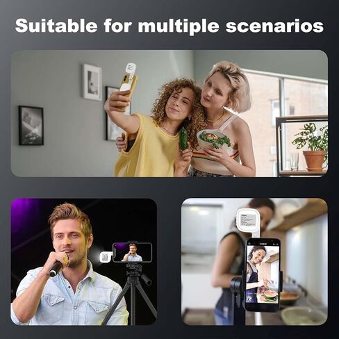 Magnetic Phone Selfie Light，360° Foldable Ring Light with 3 Colors & Dimmable Brightness, 1000mAh, MagSafe Compatible with iPhone 17-12 & All Phones for Zoom/TikTok/Selfie (XJ-105) in Saudi Arabia