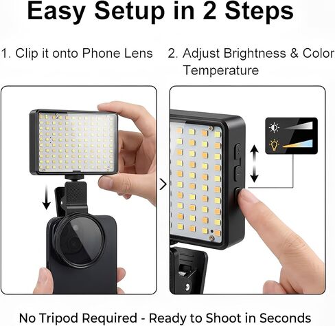 مجموعة إضاءة LED للوشم مع 120 خرزة LED وعدسة مرشح CPL مقاس 58 مم - إعداد سريع لمعدات الوشم، ضوء سيلفي للبث المباشر عبر الهاتف المحمول، والتقاط صور الوشم وتسجيل الفيديو in Saudi Arabia