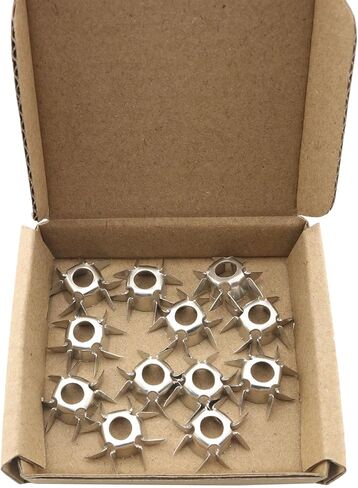 CHENJIN 8 Paw Judo Blunt Tip 12PCS 8 Paw Judo Blunt Tip Archery Judo Broadheads 25 Grain Hunting Small Game Arrow Heads Paw Point for OD 6.2mm Arrow Shaft Hunting Shooting Target in Saudi Arabia