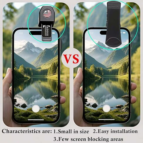 طقم عدسات بمشبك مرشح مستقطب CPL مقاس 52 مم لهواتف iPhone 17 و16 و15 و13 و12 وهواتف Samsung وAndroid، مع غطاء عدسة وحافظة فلتر وقطعة قماش للتنظيف in Kuwait