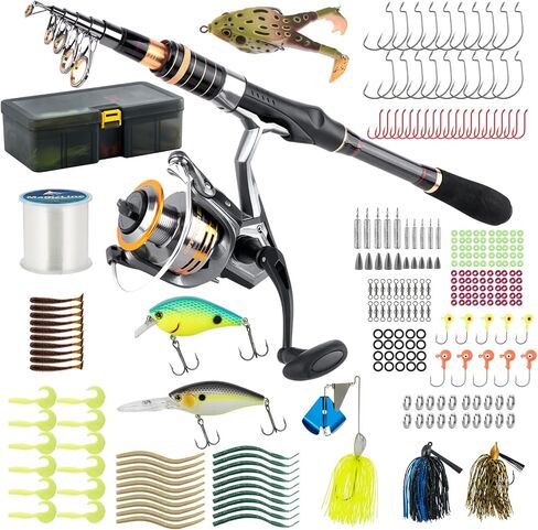 Dr.Fish قضيب وبكرة كومبو 6-9.8ft قطب دوار 3000 بكرة دوارة باس الصيد إغراء عدة تلسكوبي السفر للطي معدات صيد الأسماك مجموعة الكبار in Saudi Arabia
