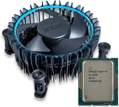 Intel CORE I5-12400 Desktop Processor LGA 1700 10 (6P+0E) Cores (18M Cache UP to 4.40 GHZ) with Intel Laminar RM1 Air Cooler. OEMTray (CM8071504650608) (Bulk Packaging) in Saudi Arabia