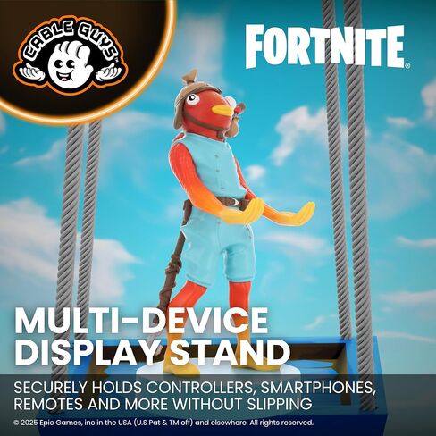 حامل وحدة التحكم Cableguys Fortnite Fishsticks وحامل الهاتف - ملحقات إعداد الألعاب للمكتب وغرفة الألعاب، حامل وحدة التحكم متوافق مع أجهزة Xbox وPlayStation ومعظم وحدات التحكم في الألعاب القياسية in Kuwait