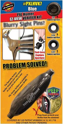 Specialty Archery - PXL Hunter EZ-View - Verifier Kit - w/ #5 Verifier & Peep Guard - Purple in Saudi Arabia