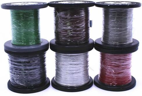 Fluoroplastic high Temperature Ultrafine Electronic Wire 26AWG 28AWG 30AWG 32AWG 34AWG Ultra-fine Special fine Electronic Wire(Gray,34 AWG) in Saudi Arabia