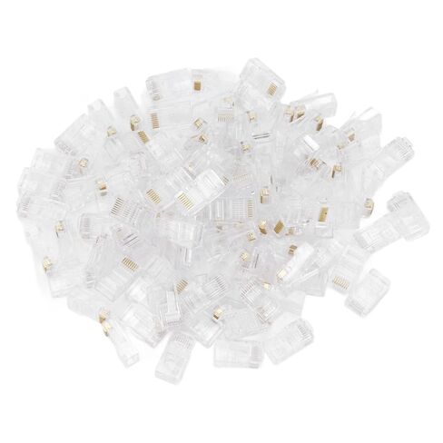 100 قطعة TF1013D CAT5 RJ45 موصل 8P8C كابل إيثرنت رأس كريستال-إشارة شبكة مستقرة ، سهلة التركيب ، لاتصالات الشبكة in Saudi Arabia