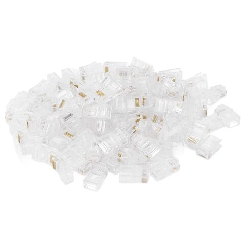 100 قطعة TF1013D CAT5 RJ45 موصل 8P8C كابل إيثرنت رأس كريستال-إشارة شبكة مستقرة ، سهلة التركيب ، لاتصالات الشبكة in Saudi Arabia