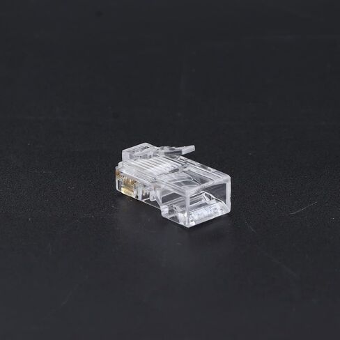 100 قطعة TF1013D CAT5 RJ45 موصل 8P8C كابل إيثرنت رأس كريستال-إشارة شبكة مستقرة ، سهلة التركيب ، لاتصالات الشبكة in Saudi Arabia