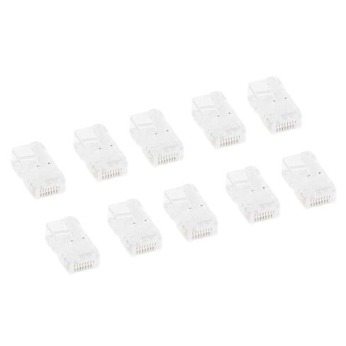 100 قطعة TF1013D CAT5 RJ45 موصل 8P8C كابل إيثرنت رأس كريستال-إشارة شبكة مستقرة ، سهلة التركيب ، لاتصالات الشبكة in Saudi Arabia