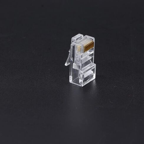 100 قطعة TF1013D CAT5 RJ45 موصل 8P8C كابل إيثرنت رأس كريستال-إشارة شبكة مستقرة ، سهلة التركيب ، لاتصالات الشبكة in Saudi Arabia