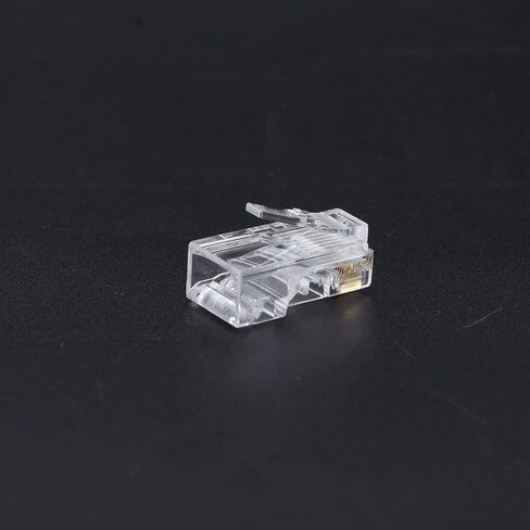 100 قطعة TF1013D CAT5 RJ45 موصل 8P8C كابل إيثرنت رأس كريستال-إشارة شبكة مستقرة ، سهلة التركيب ، لاتصالات الشبكة in Saudi Arabia
