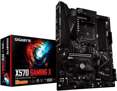 Gigabyte X570 Gaming X (AMD Ryzen 3000/X570/ATX/PCIe4.0/DDR4/USB3.1/Realtek ALC887/HDMI 2.0B/RGB Fusion 2.0/Realtek GbE 8118 LAN/Gaming Motherboard) in Saudi Arabia