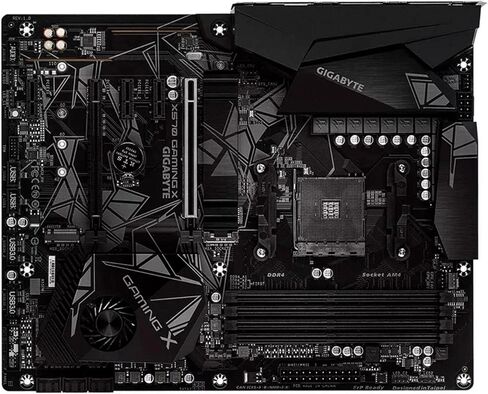Gigabyte X570 Gaming X (AMD Ryzen 3000/X570/ATX/PCIe4.0/DDR4/USB3.1/Realtek ALC887/HDMI 2.0B/RGB Fusion 2.0/Realtek GbE 8118 LAN/Gaming Motherboard) in Saudi Arabia