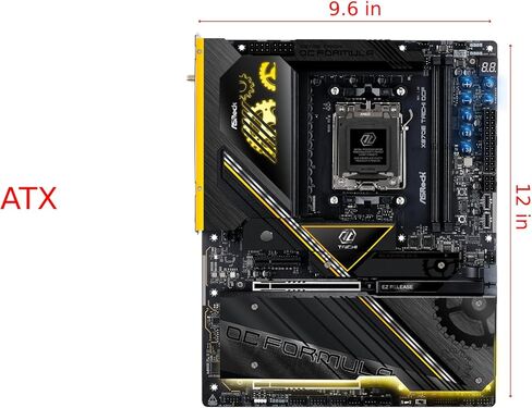 ASRock X870E Taichi OCF Socket AM5 ATX Motherboard, Supports AMD Ryzen 9000/8000/7000 Series, 22+2+1 Power Phase, DDR5, 2X PCIe 5.0 x16, USB4, WiFi 7, 5GbE LAN in Saudi Arabia
