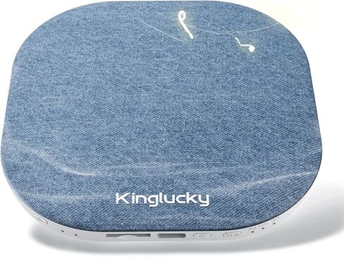 مكبر صوت Kinglucky Upgrade F50 تحت الوسادة للنوم، مكبر صوت بلوتوث 6.0 للنوم مع أصوات نوم مدمجة + TF/microSD غير متصل، مؤقت إيقاف تلقائي، مكبر صوت للنوم يصل إلى 10 ساعات للنوم الجانبي أزرق in Kuwait