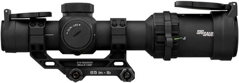 SIG SAUER Tango-MSR Compact LPVO 1-6x24 30mm أنبوب المستوى البؤري الثاني / SFP / F2 مقاوم للصدمات مقاوم للماء التكتيكي Riflescope | شبكة BDC-6 مضيئة، حامل Alpha-MSR، أغطية قابلة للطي، SOTMC61000 in Saudi Arabia