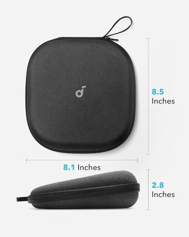 Soundcore Space 2 by Anker, Active Noise Cancelling Headphones with Protective Case, Comfortable Fit, 50H Playtime, LDAC Hi-Res Wireless Audio, Dual Connection, Clear Calls, Bluetooth 6.1, Nap Mode in Saudi Arabia