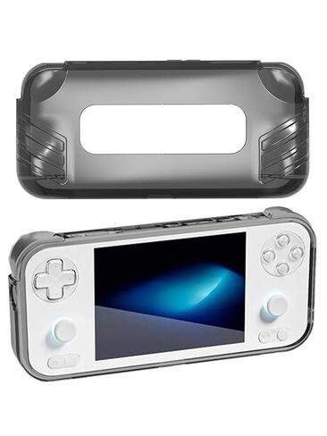 UYRUREL Compatible with AYANEO Pocket S Mini Handheld Game Console Soft TPU Material, Shock-absorbing and Anti Drop Protection Soft Shell,Clear Black in Saudi Arabia