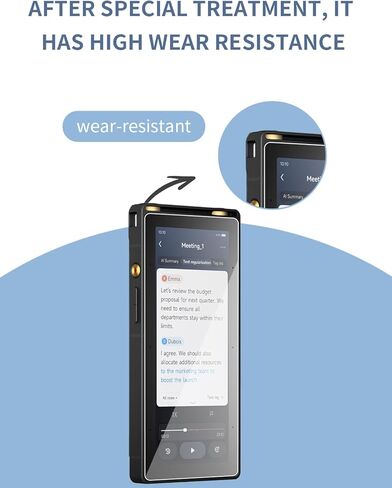 [2 Pack] for iFLYTEK AI Recorder S6 5.05 Inch Screen Protector Tempered Glass Film Compatible with iFLYTEK AI Recorder S6 2026,Anti-Scratch & Sensitive & 9H Hardness. in Saudi Arabia