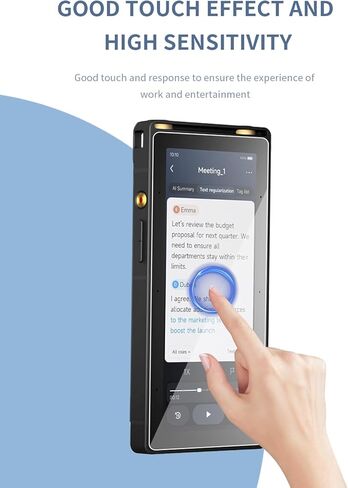 [2 Pack] for iFLYTEK AI Recorder S6 5.05 Inch Screen Protector Tempered Glass Film Compatible with iFLYTEK AI Recorder S6 2026,Anti-Scratch & Sensitive & 9H Hardness. in Saudi Arabia