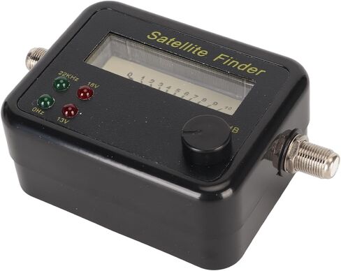 GLOGLOW Nan Digital Satellite Finder, ABS Material, Frequency Range 950-2150MHz, for Signal Detection and Satellite Dish Alignment Communication and Related Technologies in Saudi Arabia